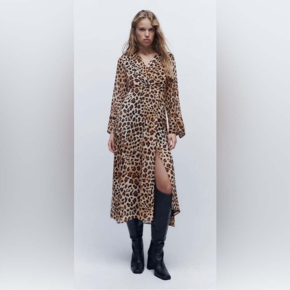 Zara Animal Print Dress- S